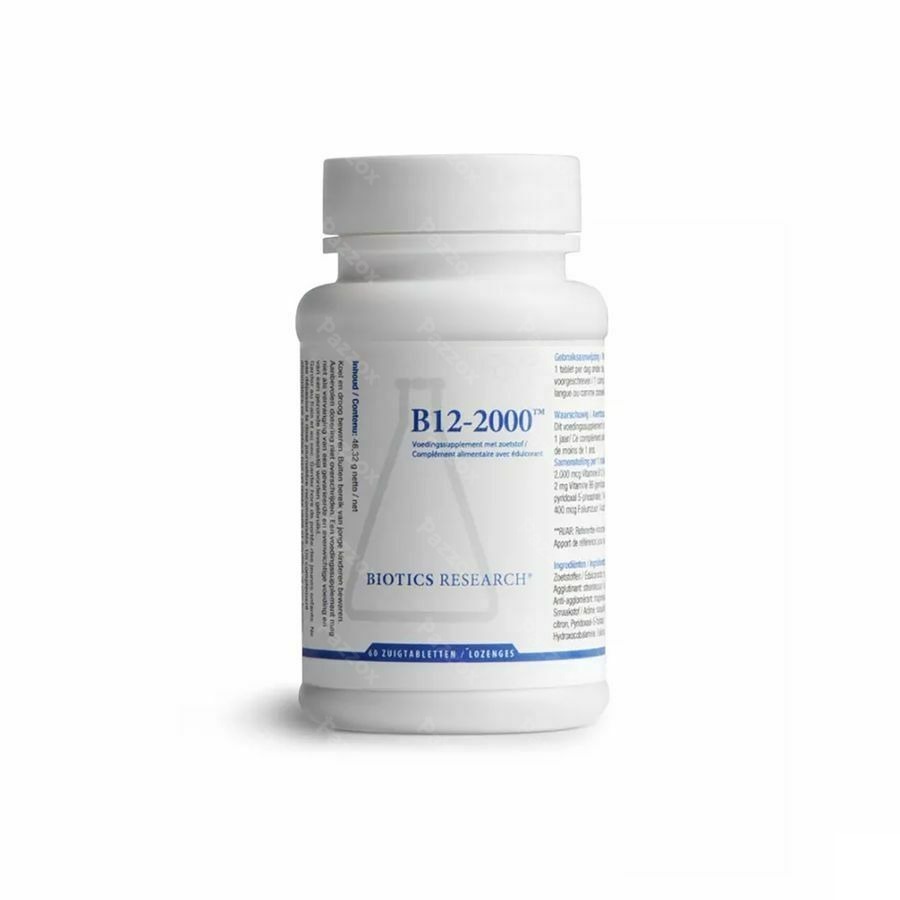 Biotics B12-2000 60 pastilles