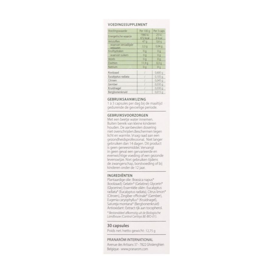 Pranarôm Aromaforce Defenses Narurelles Bio 30 Capsules