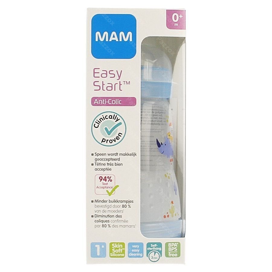 Mam Biberon Easy Start A/colique 260ml