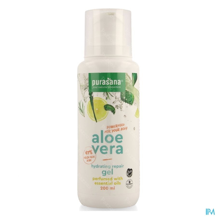 Purasana Vegan Aloe Vera Pur.gel Parf Hle Ess200ml