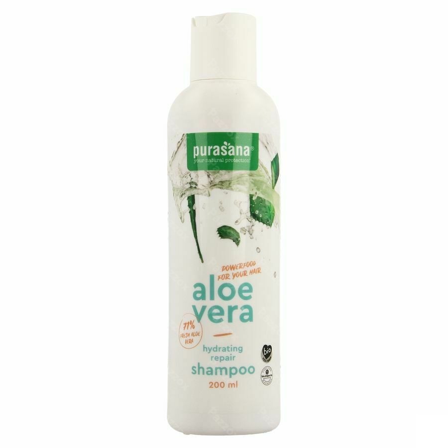 Purasana Vegan Aloe Vera Sh Reparateur Hydra 200ml