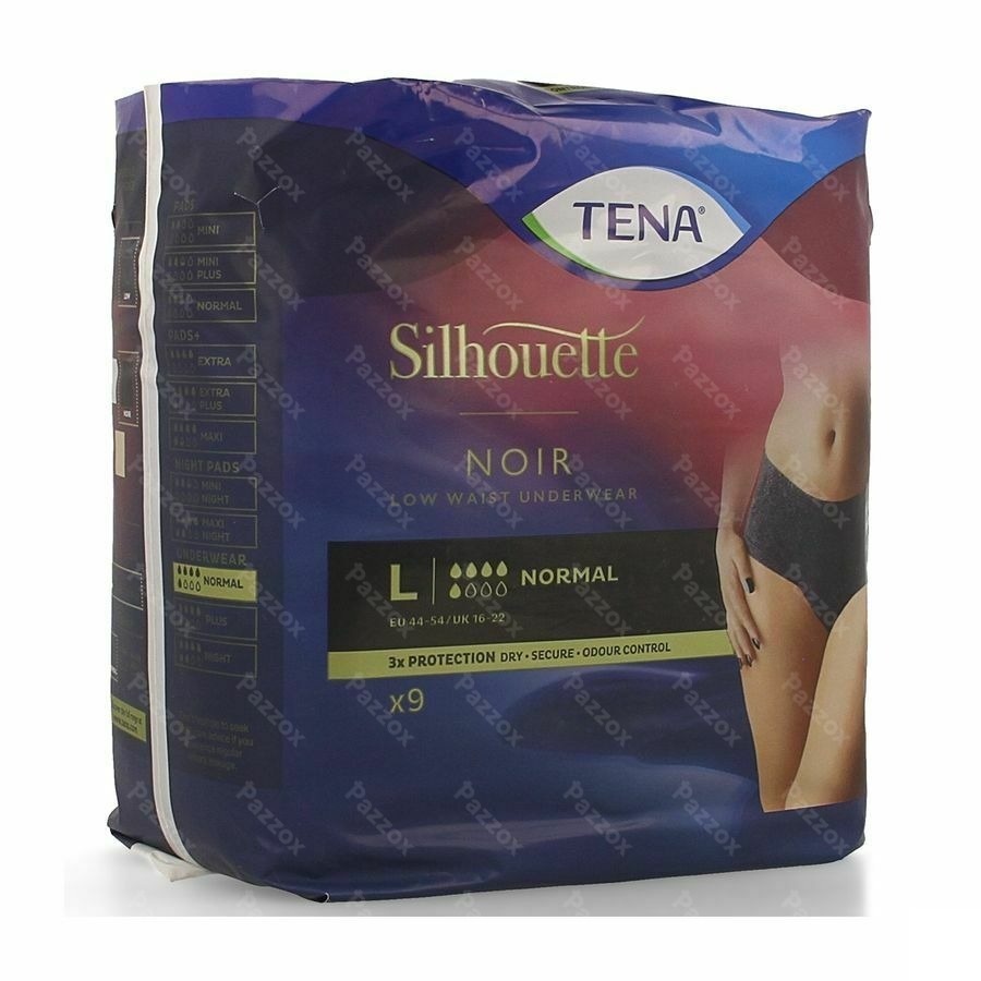 Tena Silhouette Noir Low Waist l 795621