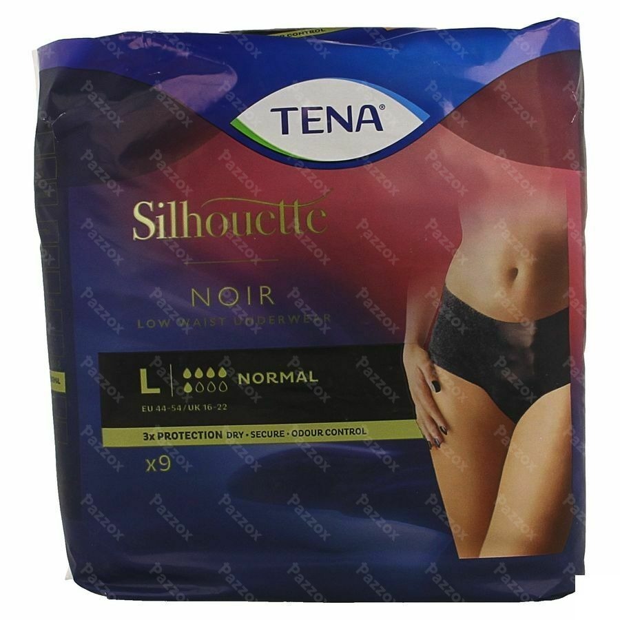 Tena Silhouette Noir Low Waist l 795621