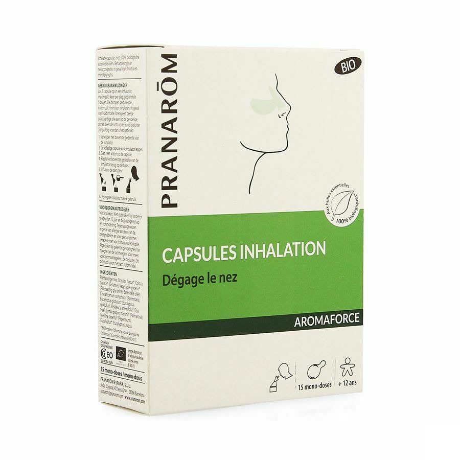 Pranarom Aromaforce Caps Inhal Bio 15699