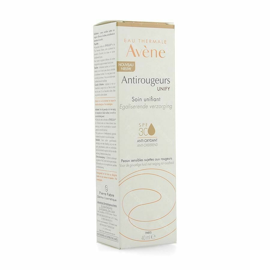 Avene Antirougeur Unify Spf30 Creme Teinte 40ml