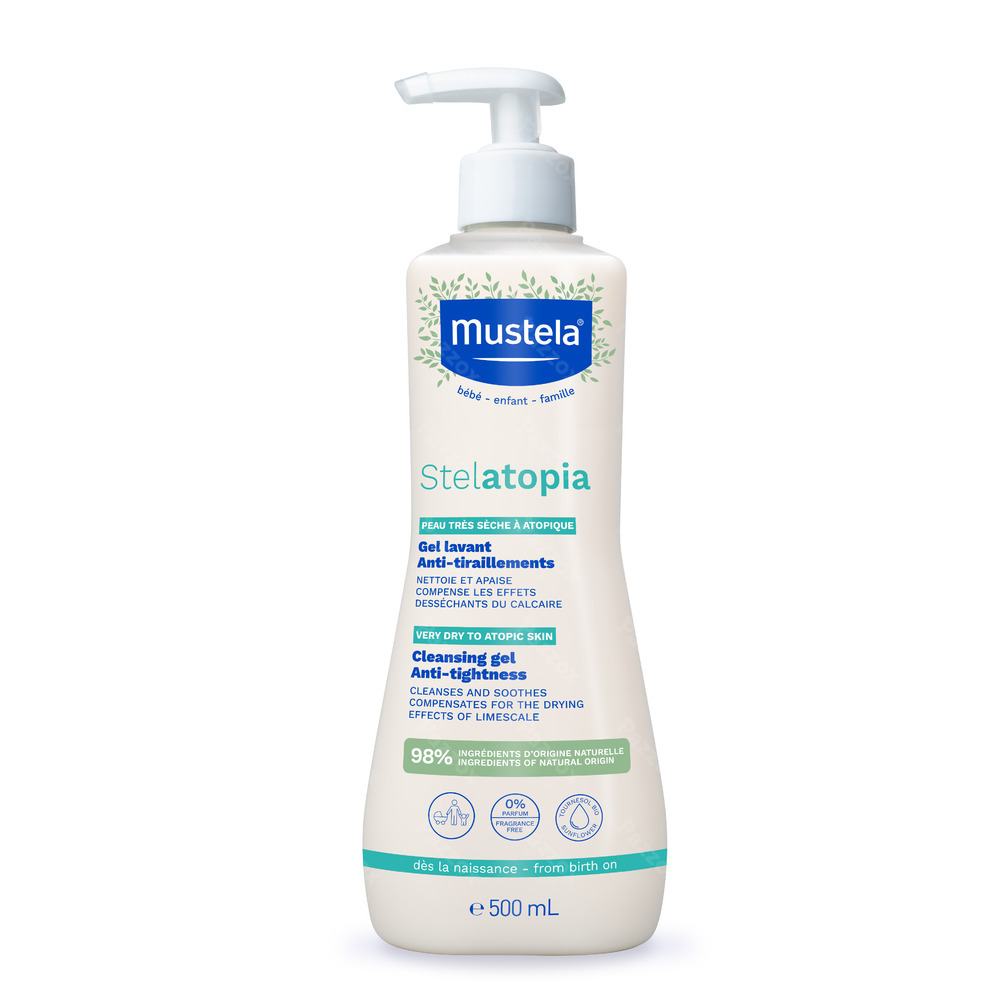 Mustela Stelatopia Gel Lavant 500ml 