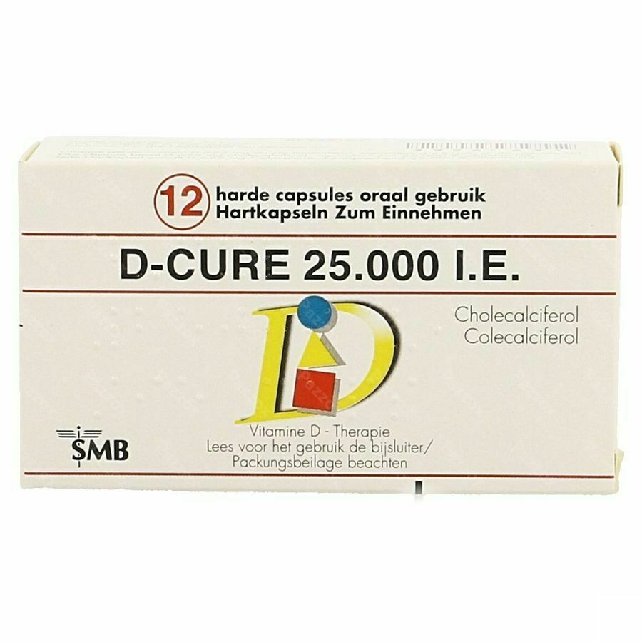 D-Cure 25000ui Gelules 12
