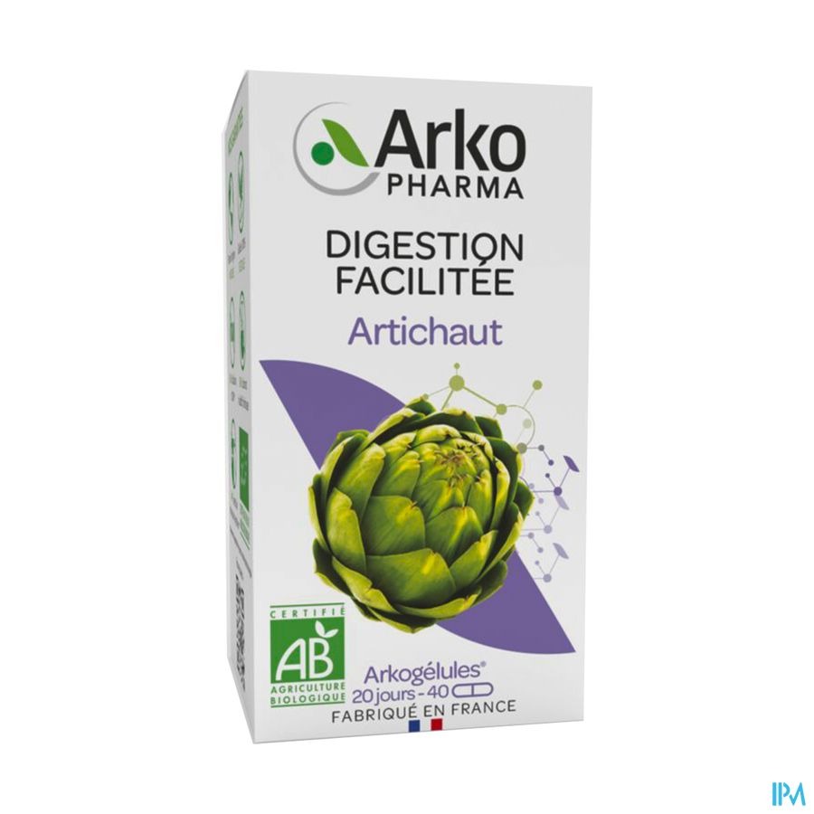 Arkogelules Artichaut Bio Caps 40