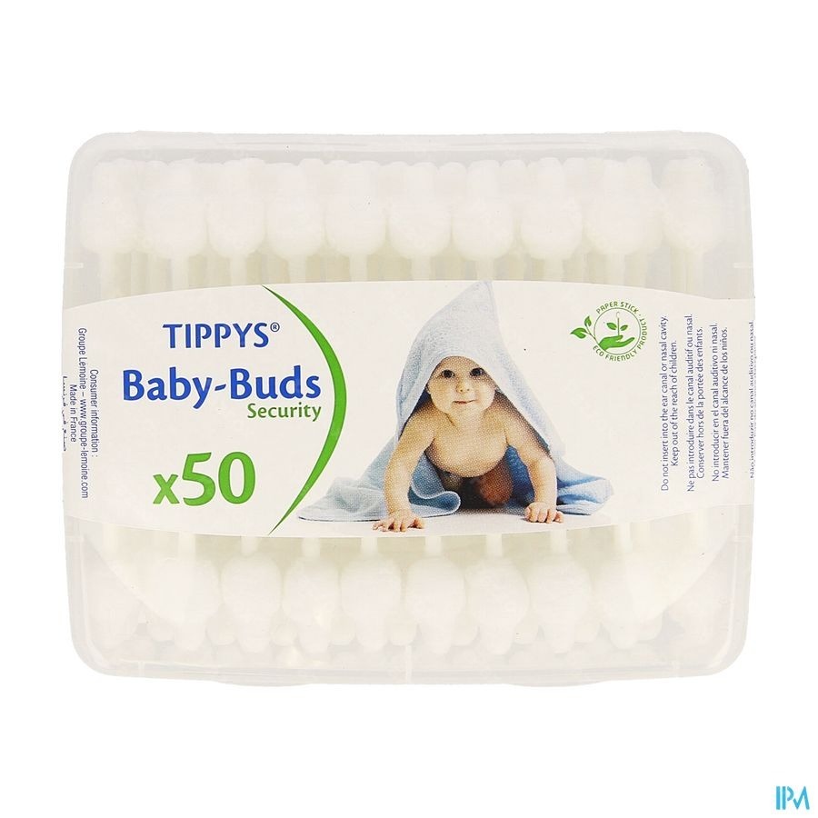 Tippys Baby Buds Tiges Coton 50