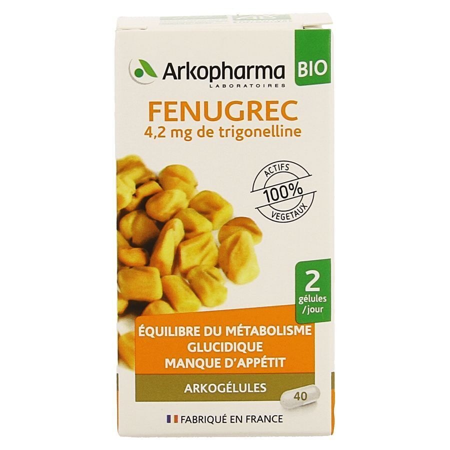 Arkogelules Fenugrec Bio Caps 40