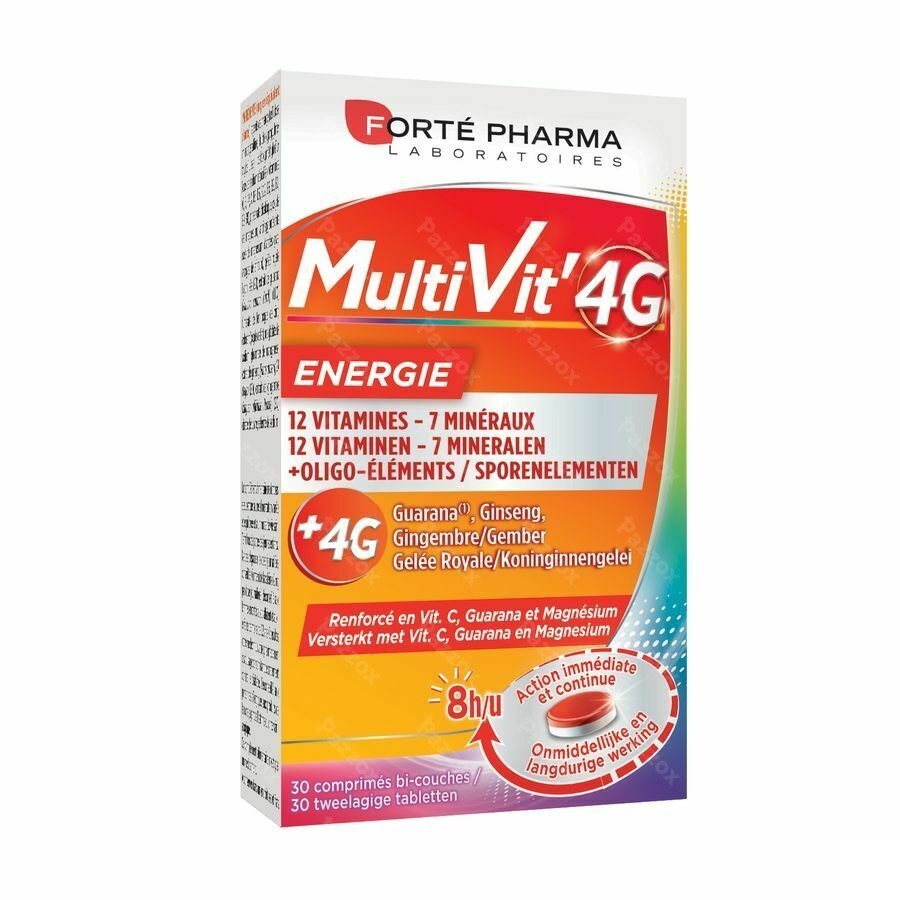 Forté Pharma MultiVit 4G Energie 30 Comprimés
