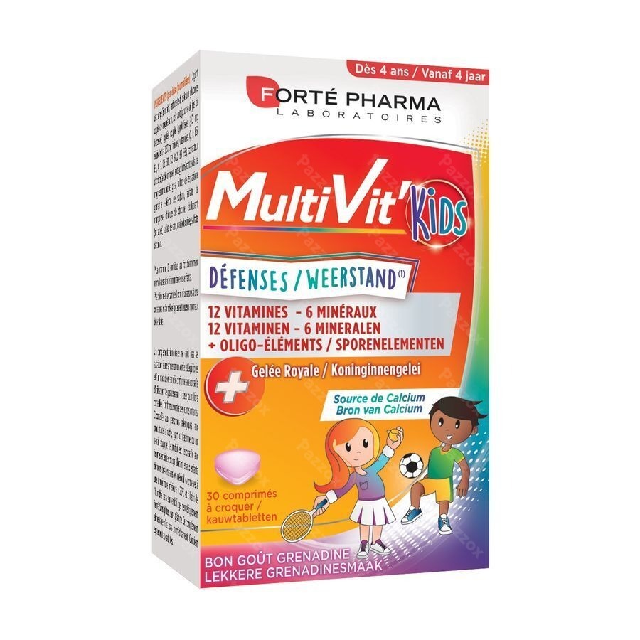 Forté Pharma Multivit 4g Kids 30 Comprimés