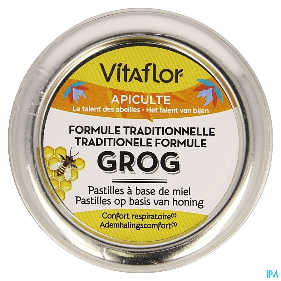 Vitaflor Grog Formule Tradit. Miel Past. 45g