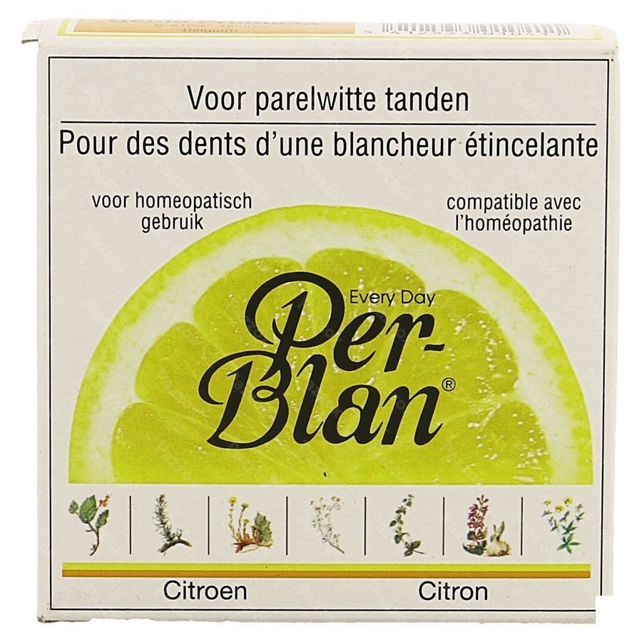 Perblan Poudre Dentifrice Citron 30g