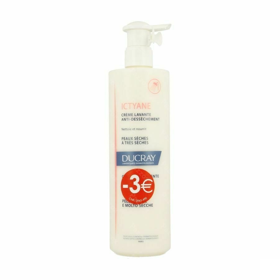 Ducray Ictyane Creme Lavante 400ml Promo -3€