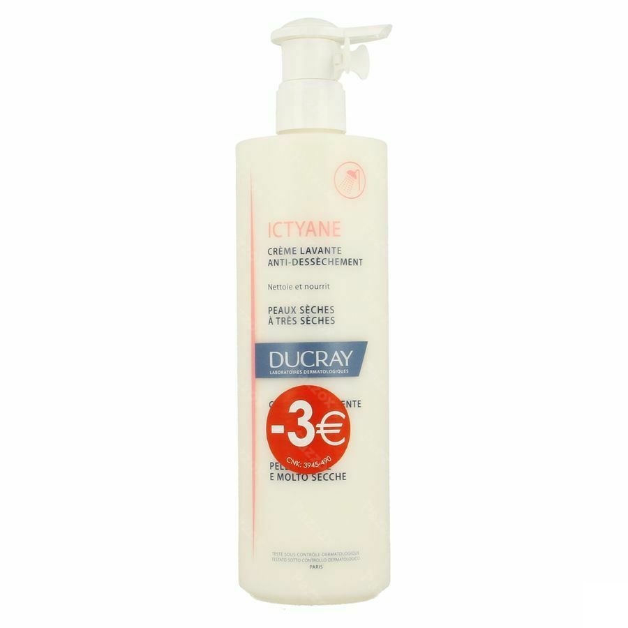 Ducray Ictyane Creme Lavante 400ml Promo -3€