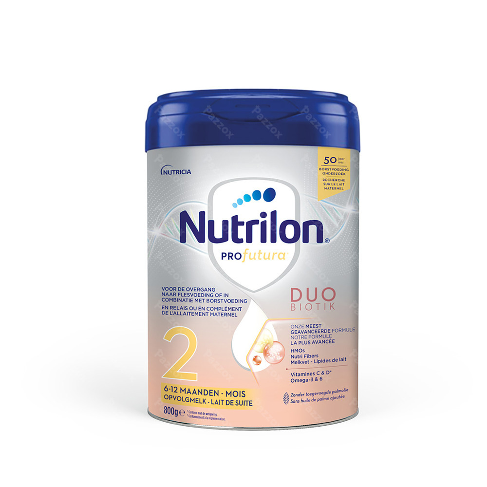 Profutura 2 composition unique Duobiotik Lait de suite bébé 6 à 12 mois poudre 800g