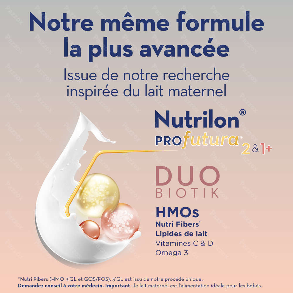 Profutura 2 composition unique Duobiotik Lait de suite bébé 6 à 12 mois poudre 800g