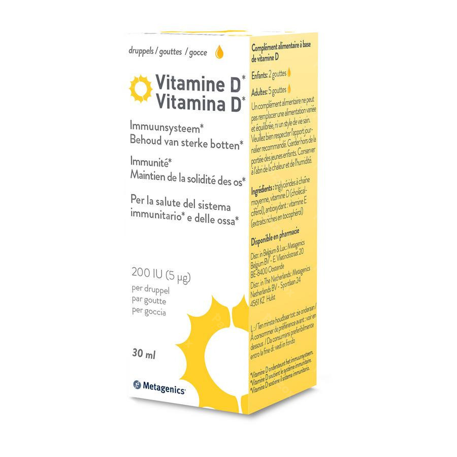 Vitamine D3 Liquid 30ml 25777
