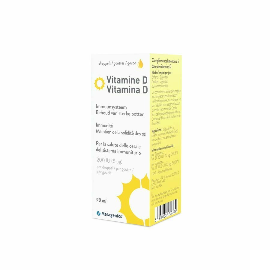 Vitamine D3 Liquid 90ml 25778
