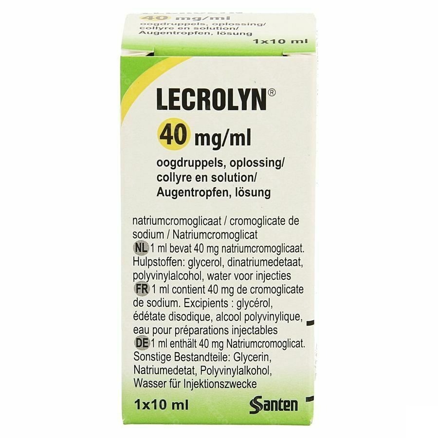 Lecrolyn 40mg/ml Collyre 10ml