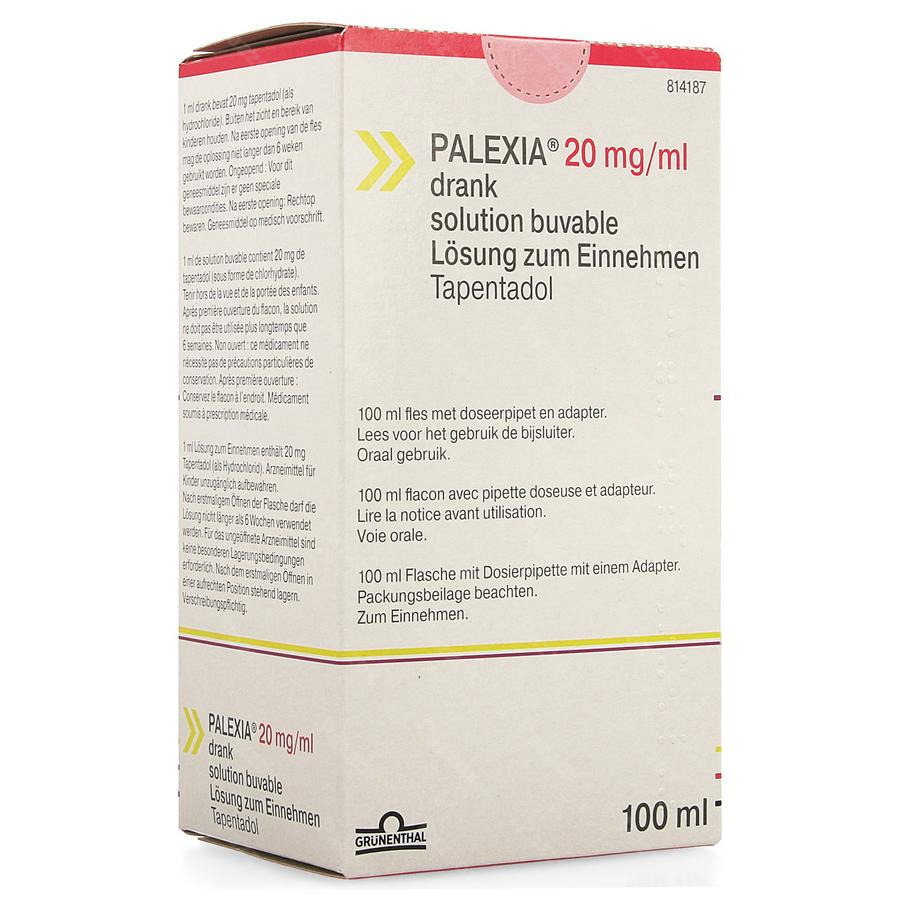 Palexia 20mg/ml Sol Buvable 100ml