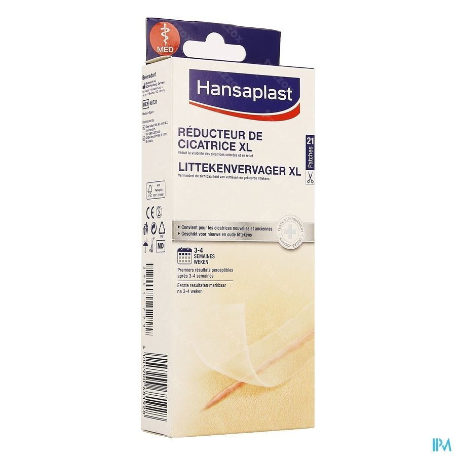 Hansaplast Reducteur Cicatrices Xl