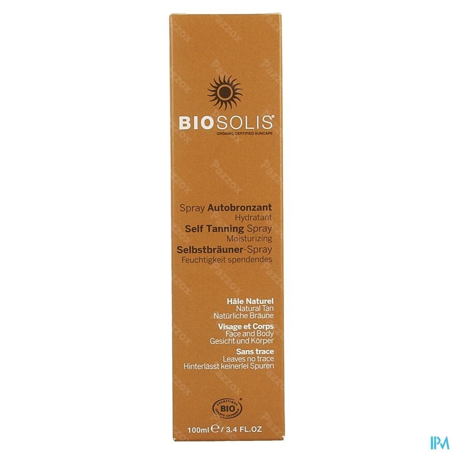 Biosolis Spray Autobronzant Hydratant Fl 100ml