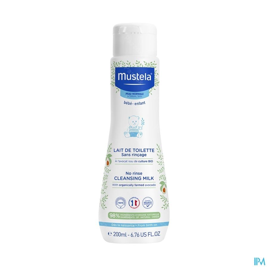 Mustela Lait Toilette S/rincage 200ml