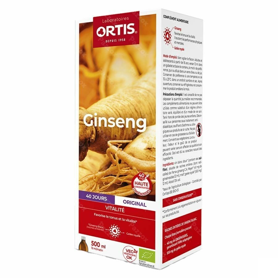 Ortis Ginseng Bio 500ml