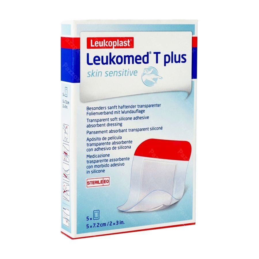 Leukomed T Plus Skin Sens. 7,2cmx5cm 5 7617800