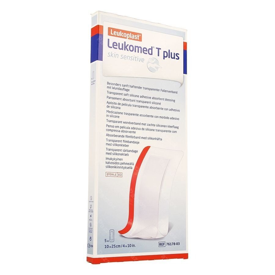 Leukomed T Plus Skin Sens. 10cmx25cm 5 7617803