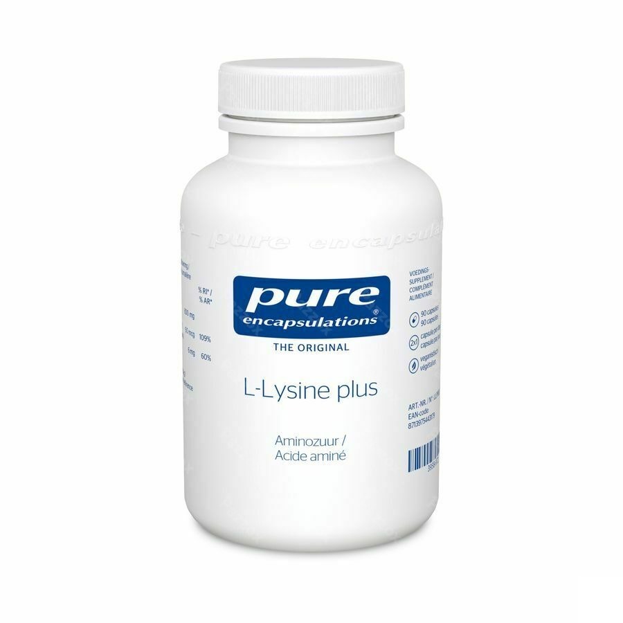 Pure Encapsulations l-lysine Plus Ac.amine Caps 90
