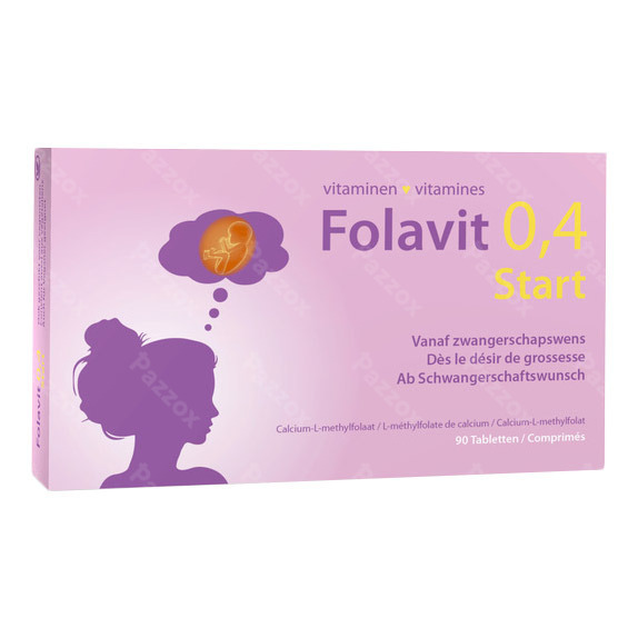 Folavit 0.4mg 90 Comprimés