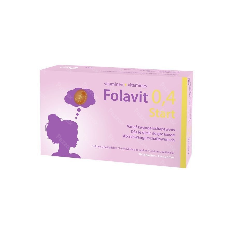 Folavit 0.4mg 90 Comprimés