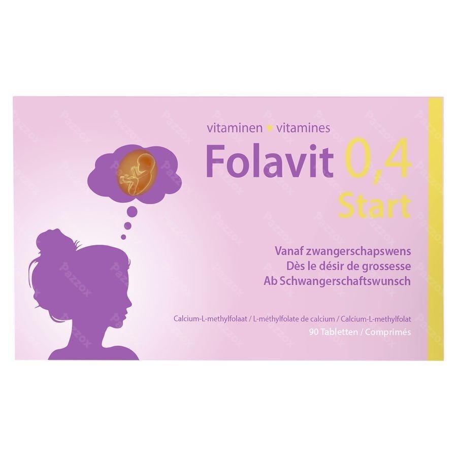 Folavit 0,4mg Start Comp 90