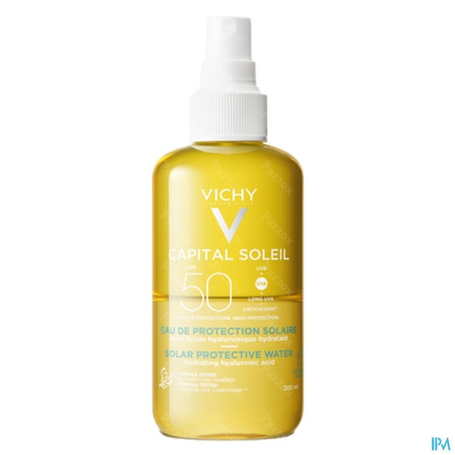 Vichy Cap. Sol. Eau Protection Solaire Hydra SPF50+ 200ml