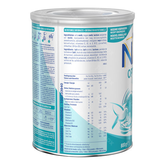 Nan Optipro 3 Lait de Croissance Bébé 1+ An 800g