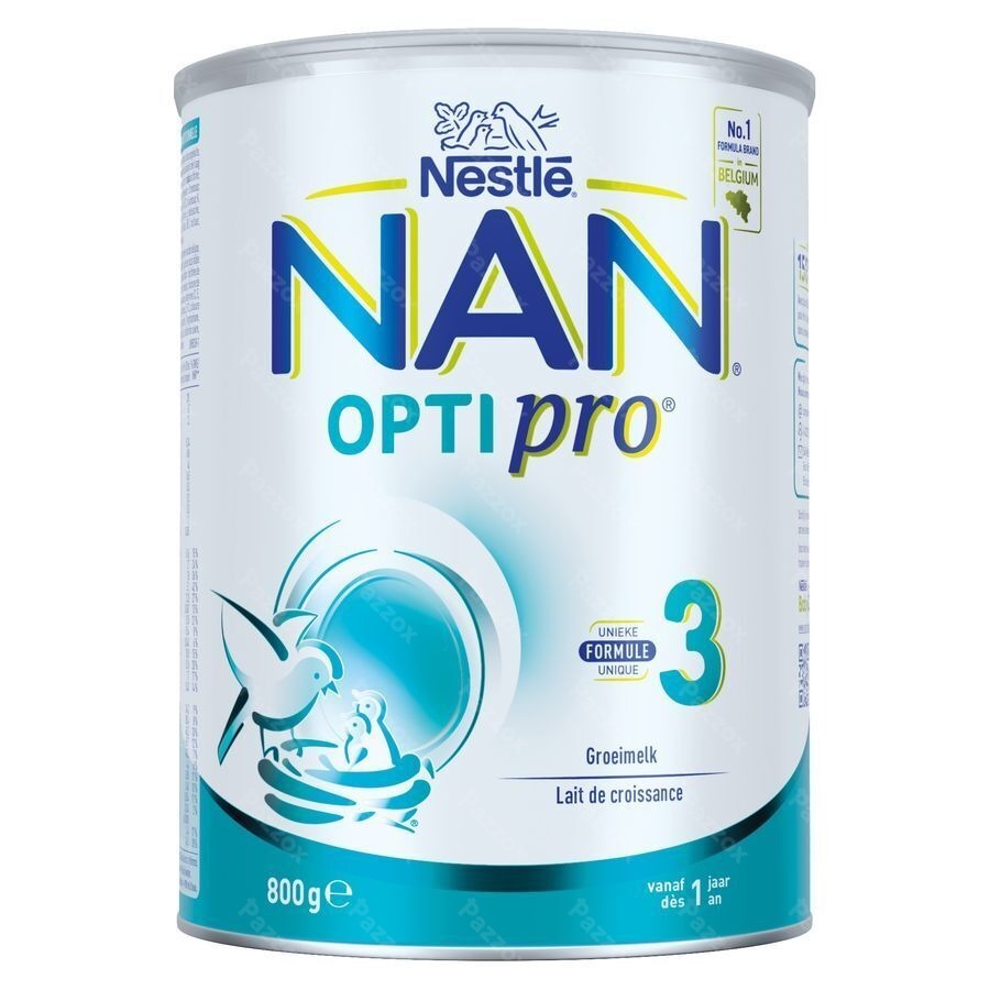 Nan Optipro 3 Lait de Croissance Bébé 1+ An 800g