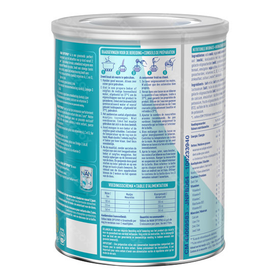Nestlé Nan Optipro 4 Lait De Croissance Bébé 2+ 800g