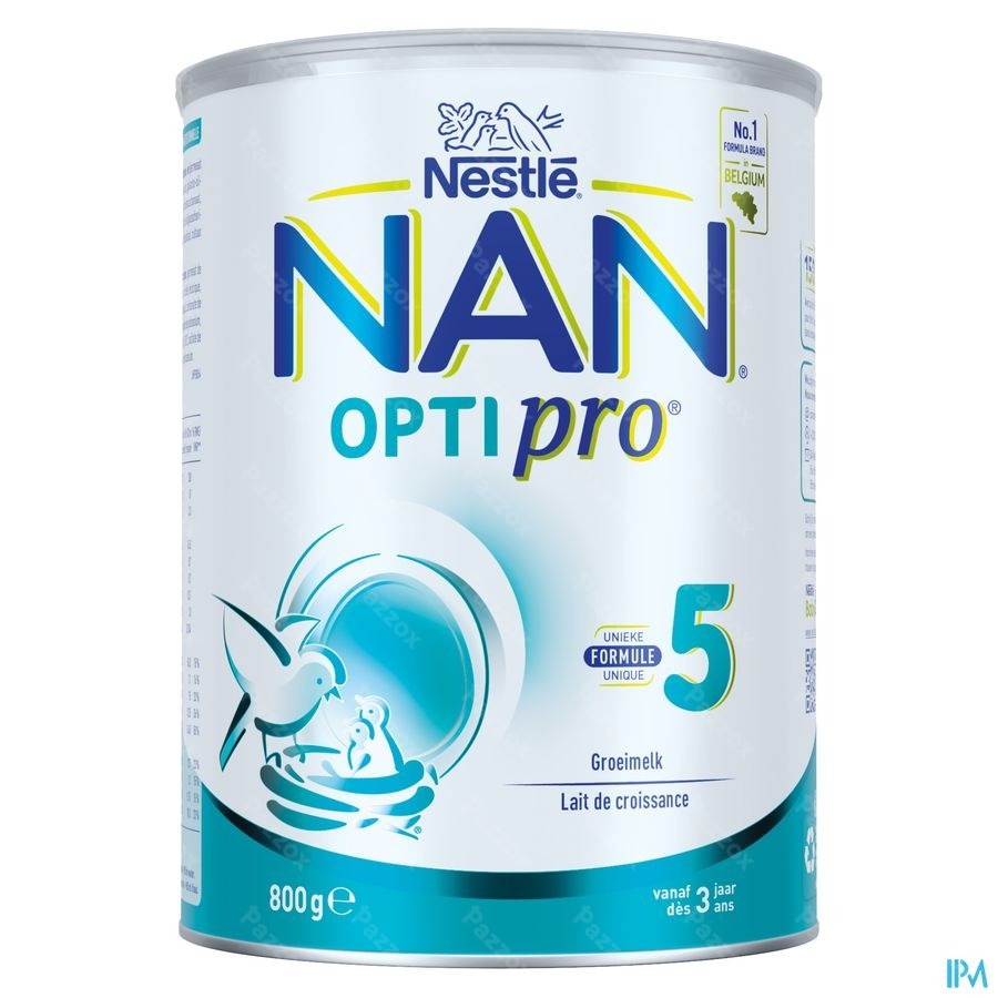 NAN Optipro 5 Lait de Croissance Enfant 3+ Ans 800g
