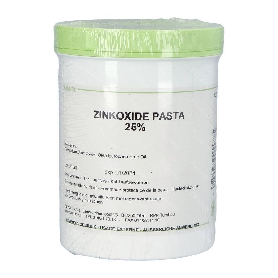 Pate Oxyde Zinc 25% 1kg Pannoc