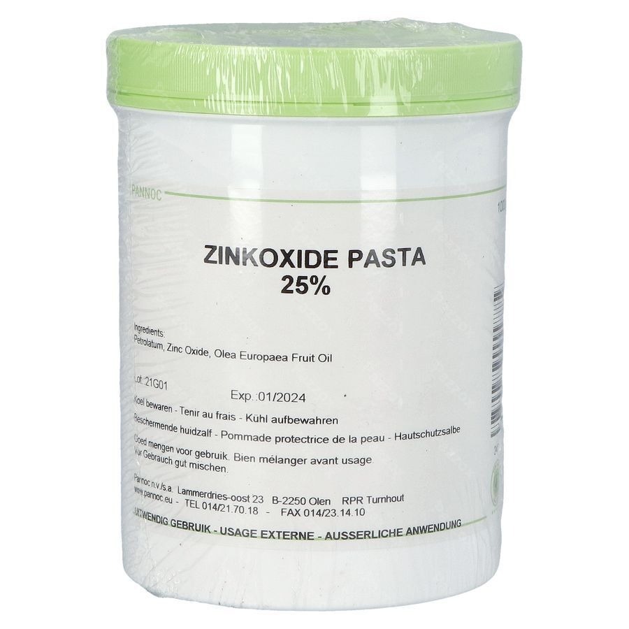 Pate Oxyde Zinc 25% 1kg Pannoc