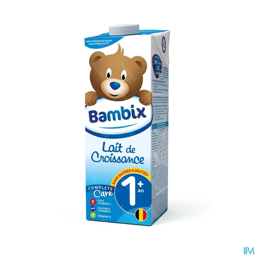 Bambix Lait Croissance Nature 1+ 1l