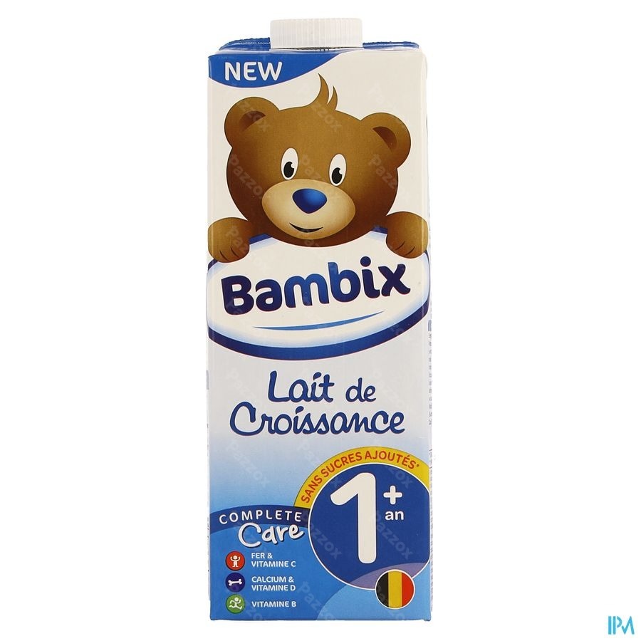 Bambix Lait Croissance Nature 1+ 1l