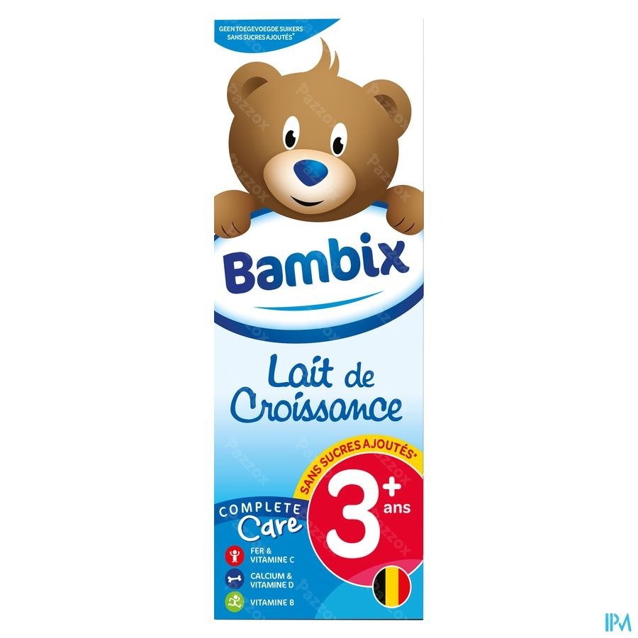 Bambix Lait Croissance Nature 3+ 1l