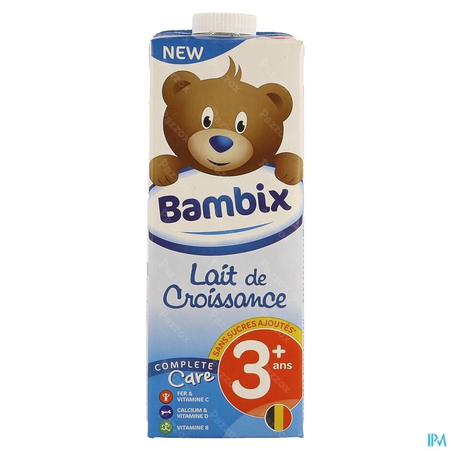 Bambix Lait Croissance Nature 3+ 1l