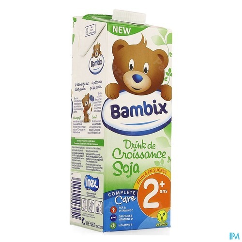 Bambix Lait Croissance Soja 2+ 1l - Pazzox, pharmacie en ligne