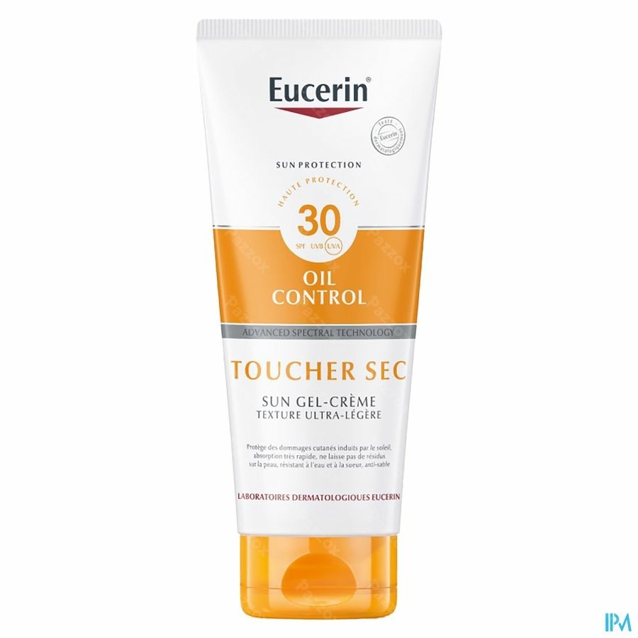 Eucerin Sun Oil Control Toucher Sec Gel-Crème Texture Ultra-Légère SPF30 200ml
