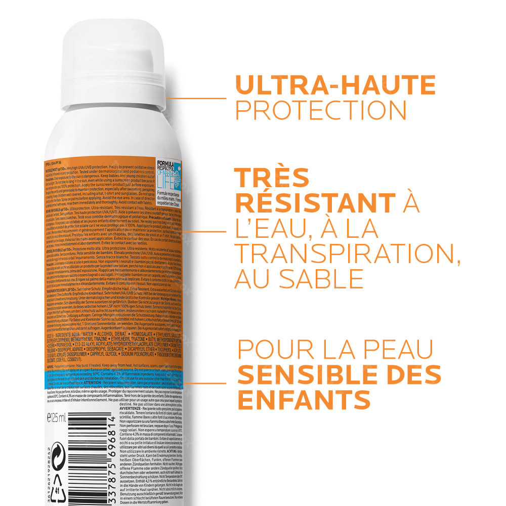 La Roche-posay Anthelios Dermo-pediatrics Mist SPF50+ 125ml